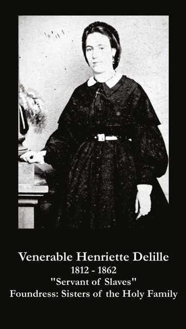 Venerable Henriette Delille Prayer Card